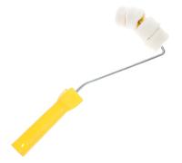WHAMVOX Wheel Curved Paint Roller Brush for Wall and Pipe Painting Lightweight DIY Tool for Natural Gas Pipelines and Water Pipes Holds Large Paint Volume for Even Coating Suitable for