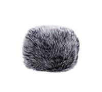 WHAMVOX Windproof and Pop-up Shield Furry Mic Cover for Ambience Reduction Plush Mic Sleeve for Microphone