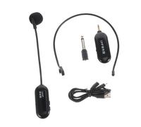 WHAMVOX Wireless Microphone Headset Small Clip Mic Portable Tour Guide Mic Cordless for Presentation