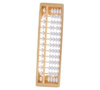WHAMVOX Wooden Abacus for Students Column Bead Arithmetic Tool Educational Math Counting for Lightweight Safe and Development Random Color