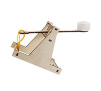 WHAMVOX Wooden Catapult Engineering Kit for Kids DIY STEM Project Educational Building Toy for Learning Projectile Motion for Science Activities and Experiments