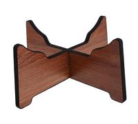 WHAMVOX Wooden Drum Stand for Handpan Drum Stable Support and Robust Silicone Pads Minimalist Coffee for Displaying and Playing Musical Instruments