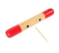 WHAMVOX Wooden Fish Guiro Sticks Percussion Instrument for Music Class Educational Activities Handheld Musical Toy for Boys and Girls Beginner Fun Latin Music Instrument Shape Design