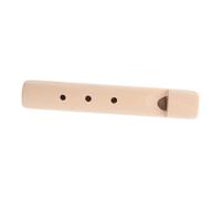 WHAMVOX Wooden Flute DIY Paintable Whistle Unpainted Musical for Mini Flute for Production and Music Education