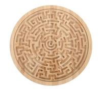 WHAMVOX Wooden Labyrinth Maze Board Puzzle for Bead Maze Game for Montessori Logic Training with Balance and Critical Thinking Portable Educational Activity for Travel and Parent