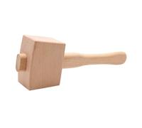 WHAMVOX Wooden Mallet Hammer for DIY Crafts and Woodworking Beech Wood Handle with Ergonomic Grip Compact Portable Design for S Hand-Eye Coordination and Creative Projects