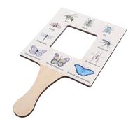 WHAMVOX Wooden Nature Guide Finder for Kids Large Pine Frame Insect Observation Tool Outdoor Identification Toy for Boy Girl Nature Exploration and Learning