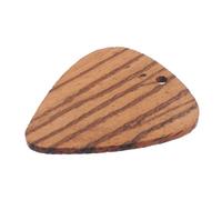 WHAMVOX Wooden Pendant Guitar Pick Fingertip Pick Portable Music Instrument for Bass Practice Use as Fingertip Guard
