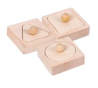 WHAMVOX Wooden Shape Sorting Blocks for Educational Geometric Matching Enhancing Cognitive Skills Hand-eye Coordination and Spatial Imagination Safe Material Early Learning Puzzle