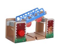 WHAMVOX Wooden Train Track Lift Bridge Accessory for Train Compatible with All Wooden Railway Tracks Educational Enhancing Fine Motor Skills and Cognitive Development