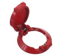 WHAMVOX Zinc Alloy Push Button Start Switch Cover for Car Engine Ignition Button Flip-top Design with Red Finish Enhances Driving Safety Suitable for Suvs Vehicle’s Interior