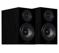 Wharfedale Diamond 12.2 Standmount Bookshelf speaker Compact 2 way (pair) Black Oak