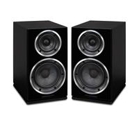 Wharfedale Diamond 220 Black Bookshelf Speakers with Kevlar Drivers