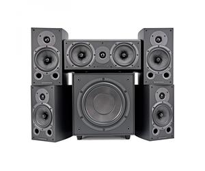 Wharfedale Diamond 9.1 5.1 Home Cinema Speaker Package Carbon Fibre