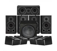 Wharfedale Diamond 9.1 HCP 7.1.4 Speaker Package Black