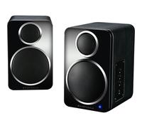 Wharfedale DS-2 Speakers Active Bluetooth Powered Black Compact Desktop BT