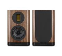 Wharfedale EVO 5.1 Bookshelf Speakers (Pair) - 5″ Woven Kevlar Woofer, 35 × 70 mm AMT Tweeter, Bass-Reflex, Walnut (Walnut)