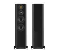 Wharfedale EVO 5.4 Floorstanding Speakers (Pair) - 3-Way Bass-Reflex Tower, Dual 6.5″ Kevlar Woofers, Soft-Dome Mid, AMT Tweeter, SLPP Port Technology (Black)