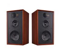 Wharfedale Linton Heritage Standmount Bookshelf Speakers Pair Mahogany - Ex-Display Clearance