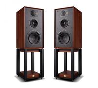 Wharfedale Linton Speakers with matching stand (Pair) Mahogany - Nearly New