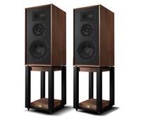 Wharfedale Super Linton Heritage Standmount Speakers with Matching Stands - Walnut