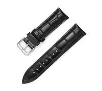 WHARGTSL 18mm 20mm 22mm Cowhide Strap For Men And Women Wrist Strap Soft Bubble Pattern Quick Release Watchband(Black,20mm)