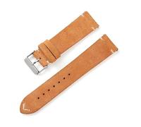 WHARGTSL 18mm 20mm 22mm Universal Suede Watch Strap Quick Release Bracelet For Men's And Women's Watch Accessories Watchbands(Light brown,20mm)