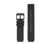 WHARGTSL 20mm Waterproof Convex Nylon Strap Fit For GST-B300 Quick Release Sports Calfskin Watch Strap GST B300 Replacement Bracelet Wristba(Black bk)