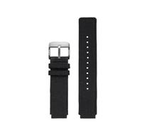 WHARGTSL 20mm Waterproof Convex Nylon Strap Fit For GST-B300 Quick Release Sports Calfskin Watch Strap GST B300 Replacement Bracelet Wristba(Black sk)