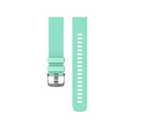 WHARGTSL 20mm Width Silicone Watch Strap Fit For Garmin Vivoactive 3 Band Sport Silicone Wristband Fit For Forerunner 245 645 Smartwatch Band S/L(Mint,22mm-Small size)