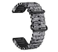 WHARGTSL 22 26mm Silicone Ocean Strap Fit For Garmin Fenix 6 Pro/7/5 Camo Band Fit For Instinct 2/Forerunner 965/Approach S62 Watchband(Digital Camo,26mm)
