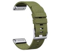 WHARGTSL 22 26MM Suitable Fit For Garmin Fenix7X Pro/5X/6 Nylon Jacquard Ribbon Suitable Fit For Fenix5/6/7/Instinct Replacement Bracelet(Army green 2,22mm)