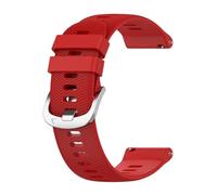 WHARGTSL 22mm 20mm 18mm Silicone Band Fit For Garmin Forerunner 255 255S Music 245 55/Venu 2 Plus 2S/Vivoactive 4 3 4S Watch Strap(Red,20mm)