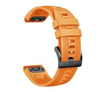 WHARGTSL 22mm Strap Fit For Garmin Fenix 6 5 7 Silicone Watchband Fit For Forerunner 955 945 935/Instinct Smartwatches Bracelet(Orange)