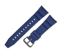 WHARGTSL Comfortable Waterproof Resin Rubber Watchband Fit For Casio SGW-100 Series Anti-Allergy Multicolor Men's Watch Strap(Dark blue-Black-K5)