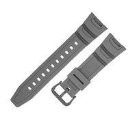 WHARGTSL Comfortable Waterproof Resin Rubber Watchband Fit For Casio SGW-100 Series Anti-Allergy Multicolor Men's Watch Strap(Gray-Black-K5)