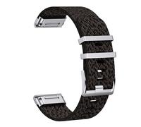 WHARGTSL Durable Nylon Strap Suitable Fit For Garmin Fenix7X Pro/5X/6 Nylon Weaving, Suitable Fit For Fenix5/6/7/Instinct Replacement(Jacquard black 2,22mm)