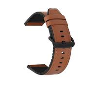 WHARGTSL Fit For Amazfit GTR 4/3 Pro/2 2E Strap 22mm 20mm Band Leather Silicone Sport Bracelet Fit For Amazfit GTS 4 3/Bip 3 Pro/GTR Mini Watch(Brown bk,20mm)