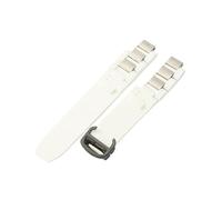 WHARGTSL Fit For Cartier 21st Century Watch Band W10125U2 Special Convex Interface Silicone Strap Watch Accessories Black White 10x20mm(White-Black-Z4)
