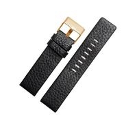 WHARGTSL Fit For DIESEL Leather Strap Bracelet DZ7311 DZ7332 DZ7314 DZ1405 DZ4323 Watch Band Black Brown 22mm, 24mm(Black g,22mm)