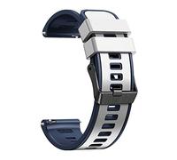 WHARGTSL Fit For Mibro C3 Smartwatch Band 20mm 22mm Bracelet Silicone Strap Fit For Mibro Watch C2 T2/A1 A2/X1/Lite2/Color Sport Watchband(White blue,22mm)