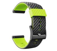 WHARGTSL Fit For Suunto 7/Suunto 9 Strap Wristband Fit For Suunto 9 Baro/9 Spartan/9 GPS Soft Silicone Sports Watchband Replacement Band(Black Green)