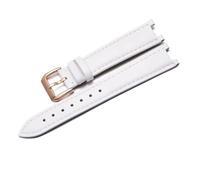 WHARGTSL Genuine Leather Watch Strap Fit For Vivienne Westwood Women Soft Comfortable Concave Interface Watchband18mm Wristband(White-Rose-K1)