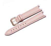 WHARGTSL Genuine Leather Watch Strap Fit For Vivienne Westwood Women Soft Comfortable Concave Interface Watchband18mm Wristband(Pink-Rose-K1)