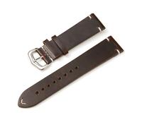 WHARGTSL Leather Cowhide Watch Strap 18mm 20mm 22mm 24mm Gradient Color Retro Men Women Business Watchband(Brown,20mm)