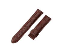 WHARGTSL Leather Cowhide Waterproof Fit For Men Women Fit For Tissot 18 20 21 22mm Watch Strap(Brown-No buckle,22mm)