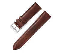 WHARGTSL Leather Strap 18mm 20mm 22mm 24mm Leather Strap Smartwatch Accessory Universal(Dark brown,22mm)