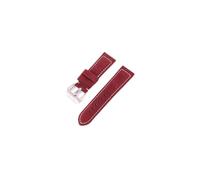 WHARGTSL Leather Watch Strap 20-26mm Men's Strap Fit For Panerai Watch Strap Watchband(Matte red,22mm)