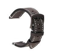 WHARGTSL Leather Watchbands Bracelet Black Blue Gray Brown Cowhide Watch Strap Women Men 18mm 20mm 22mm 24mm Wrist Band(Black,18mm)