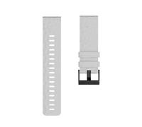 WHARGTSL Sport Silicone Replacement Wristband Fit For SUUNTO 9/Spartan Band 24mm Soft Silicone Watch Strap Fit For SUUNTO 9 Baro Copper Watchband(White)